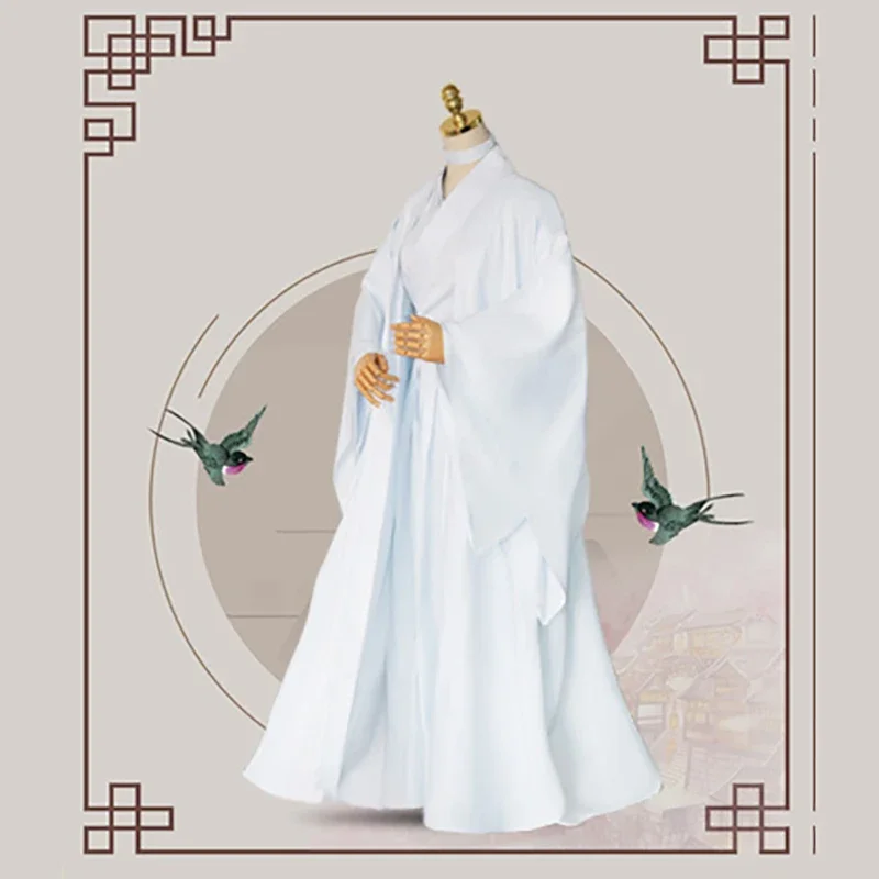 Prince Xie Lian Cosplay Costume Tian Guan There Fu Cosplay Xielian Costume Wig Men Women Han Fu Anime Halloween Costume Full Set