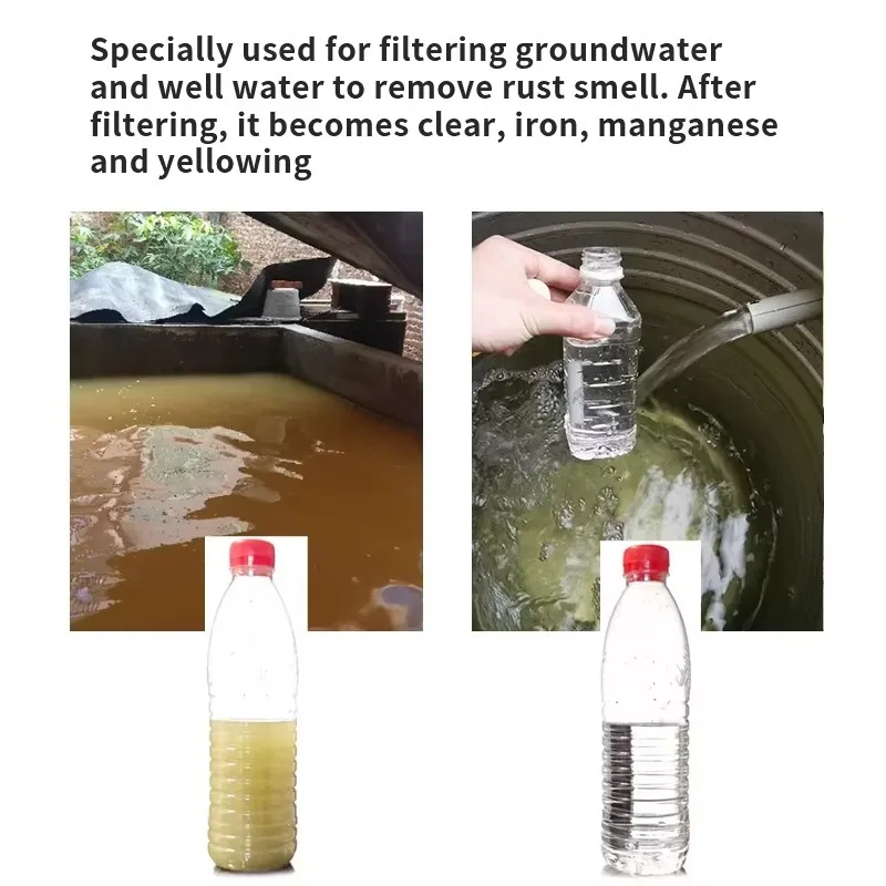 20258000L الحديد المنغنيز لتنقية المياه عنصر الحديد التلقائي بالكامل الغسيل العكسي أجهزة تنقية مياه الفولاذ المقاوم للصدأ أنظمة مرشحات #5