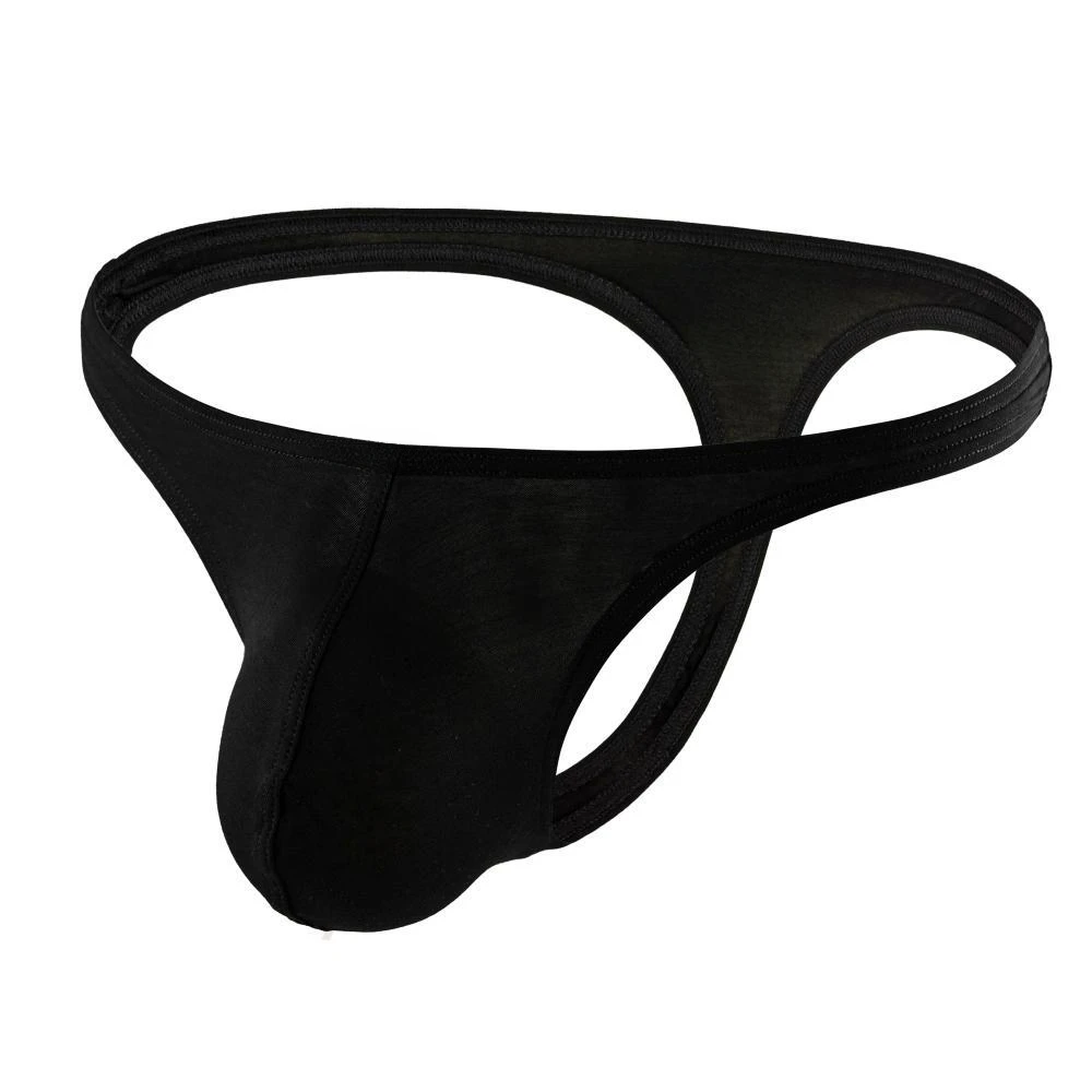 BRAVE PERSON Men Underwear Thongs Sexy Low Rise Solid Briefs T-back Modal Breathable Underpants G Strings Male Panties Thongs