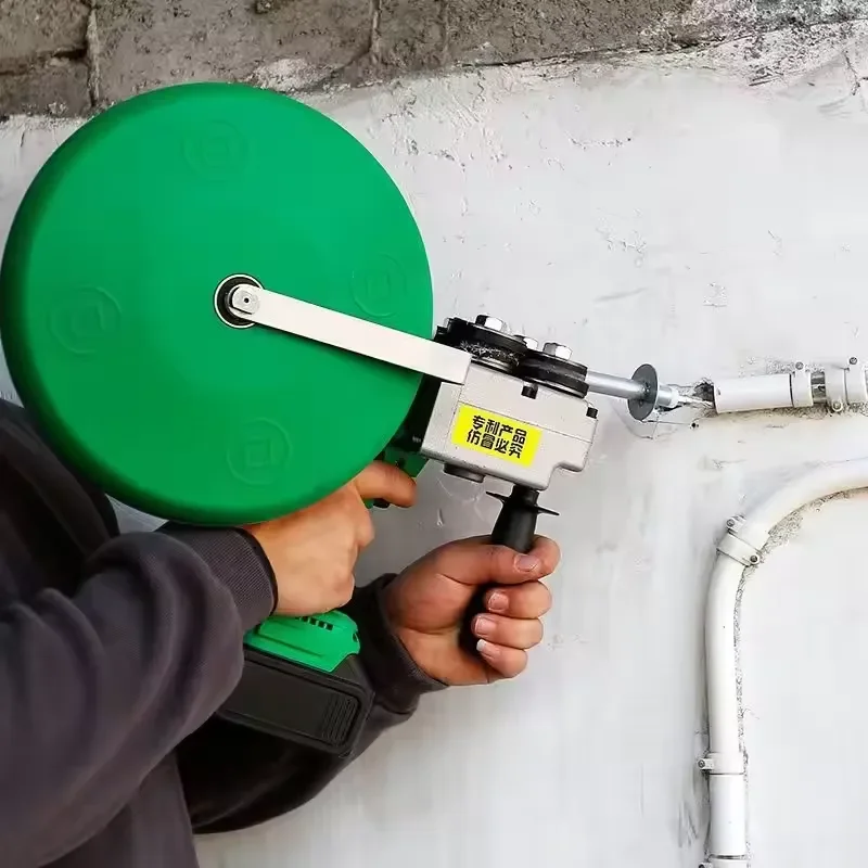Cable puller Electric threading machine with wire pulling function, 21V, with two batteries and charger