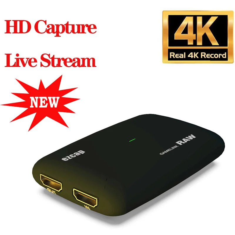 

Genuine 4k 30 1080p 120fps HD60 USB 3.0 HDMI Video Capture Card Game TV Box Camera Recording Device line IN Live Streaming Plate