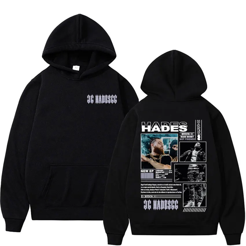 Rapper Hades 66 Make Money Not Friends Album Cover Pullover Hoodies Men Women Harajuku Hip Hop Street Pop Music Hoody Sweatshirt