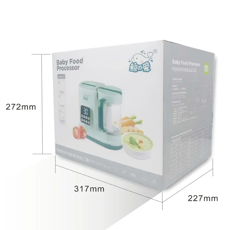 Baby Food Maker, Baby Food Processor, All-in-One, Purê Blender, Steamer, Moedor, Mills Machine, Auto Cooking, BPA Free