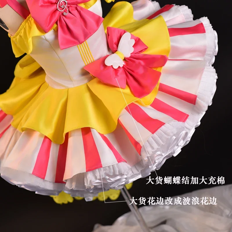 Anime Pripara Manaka Laala Cosplay Costume For Halloween Pary Girl Manaka Laala Lovely Role Play Performance Dress XS-XXL 2025