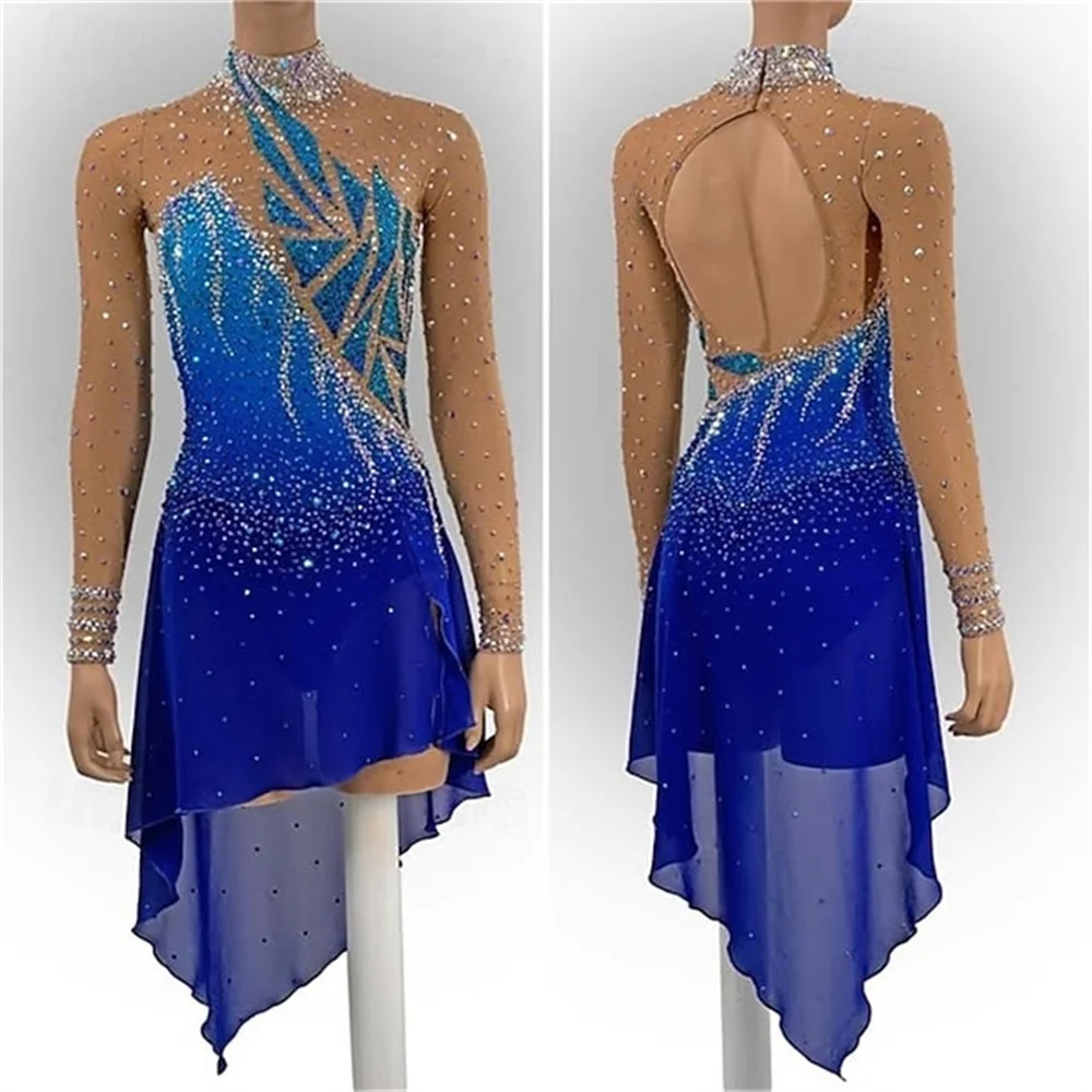 

Professional Figure Skating Dress for Women and Girls with Soft Stretch Fabric Ice Skating Dress for Competition and Daily Pract