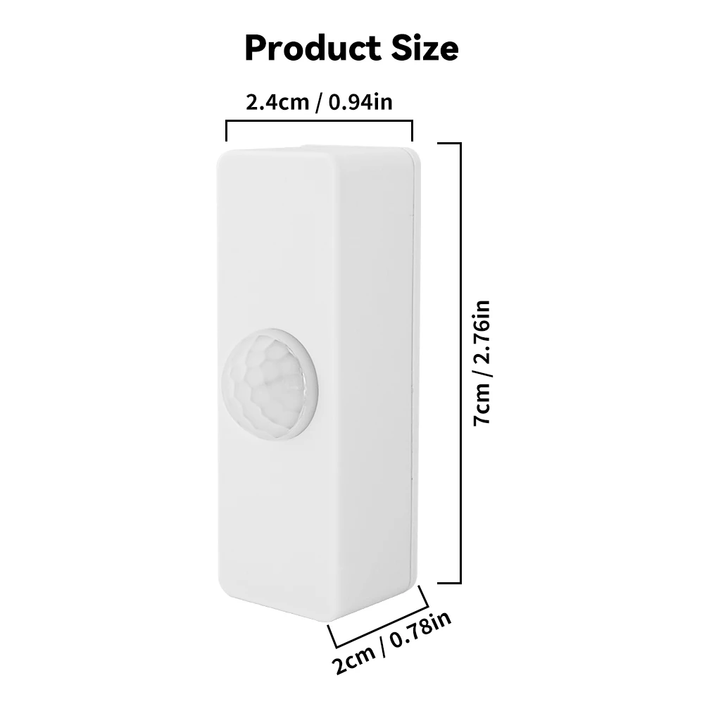 Tuya Smart PIR Motion Sensor WiFi Sicherheit Anti-Diebstahl Smart Life Alarm Sensor Kompatibel mit Google Home Alexa