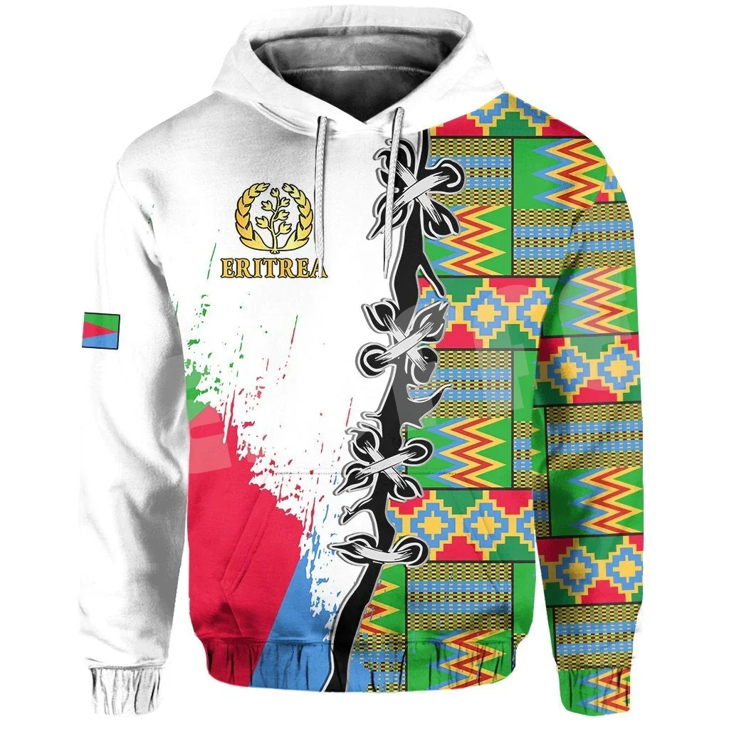 

Custom Name Eritrea Africa Country Flag Tribe Retro Tattoo Streetwear 3DPrint Harajuku Casual Funny Pullover Jacket Hoodies X13