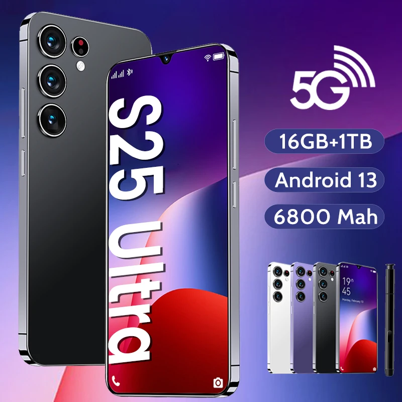 

S25 Ultra смартфон, 16 ГБ + 1 ТБ, 6800 мАч, Android