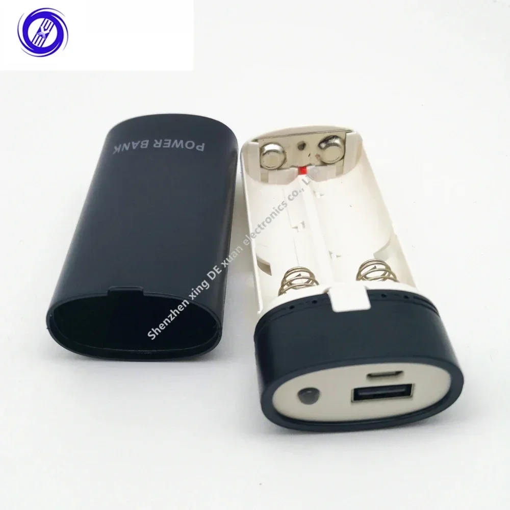1PCS Detachable Design With Indicator Light For Smart Phone Power Bank Case Battery Practical For 18650 Battery