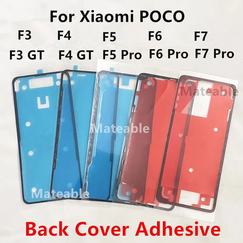 F5Pro F6Pro For Xiaomi POCO F6 Pro F5 F4 GT F3 Back Battery Cover Adhesive Sticker Rear Housing Sticker Tape