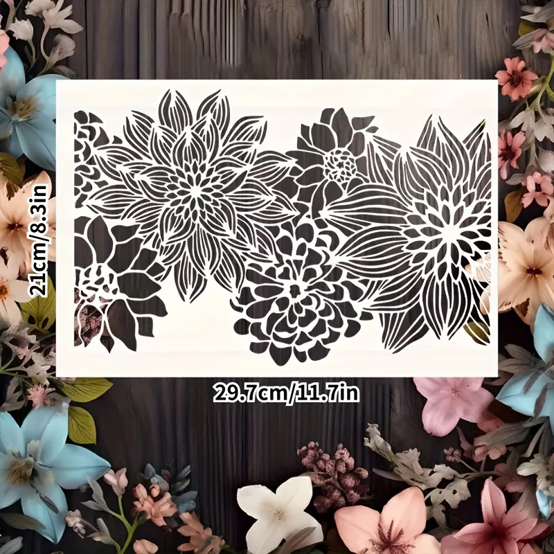 A4 29 *21cm Helical clock DIY Stencils Wall Painting Scrapbook Coloring Embossing Album Decorative Paper Card Template,wall