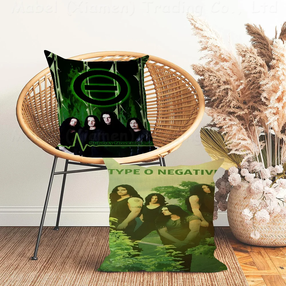 

Type O Negative Cushion Cover Inches Farmhouse Decor Home Throw Pillow Covers For Couch Decorations