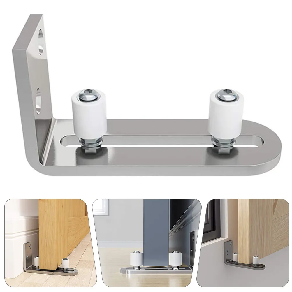 

1Pcs Floor Guide Stop Sliding Door Swing Stop Heavy Duty Adjustable Barn Door Stopper Prevent Swinging Reliable Hardware