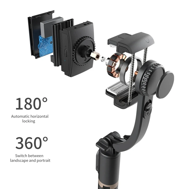 FANGTUOSI NEW mobile video stabilizer with Bluetooth selfie stick gimbal stabilizer smartphone live streaming vertical shooting