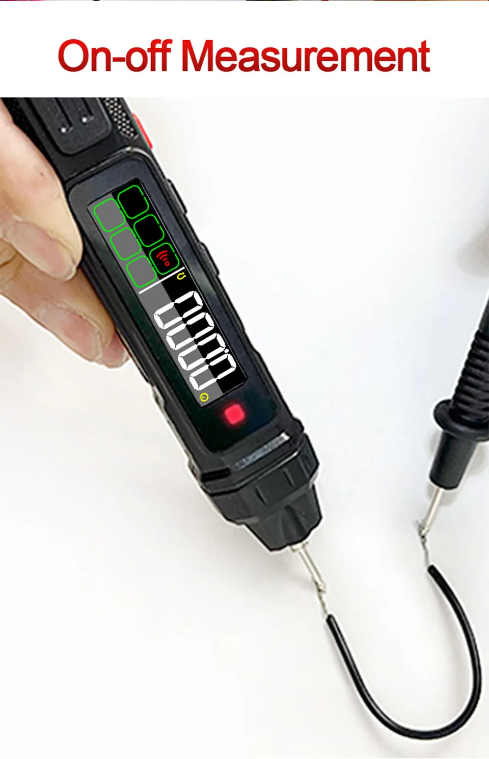 Smart Digital Multimeter Berührungsloser Spannungsdetektor Stift Auto Range Resistance NCV Hochpräziser Multimetro Voltmeter Tester – Detail 14