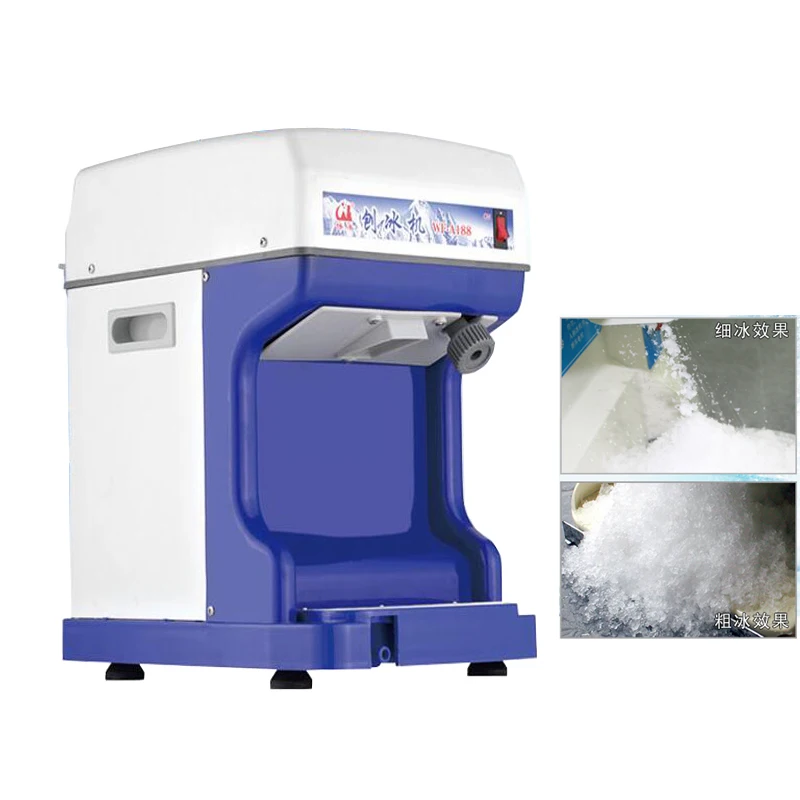 

Commercial Shaved Ice Machine Milk Tea Shop Sand Ice Machine Electric Snowflake Ice Crusher Machine