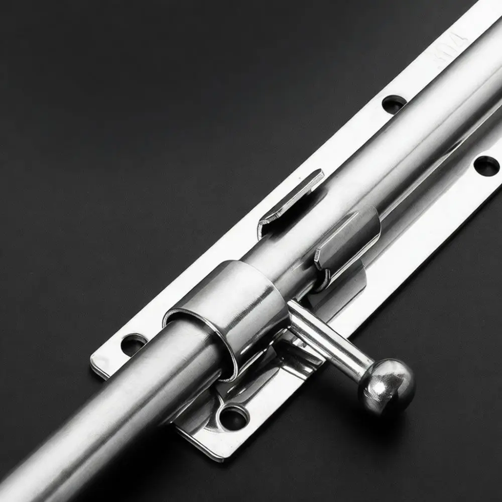 Solid 304 Stainless Steel Gate Bolt Heavy Duty Floor Latch Security Lock For Exterior Interior Doors Yard Hardware