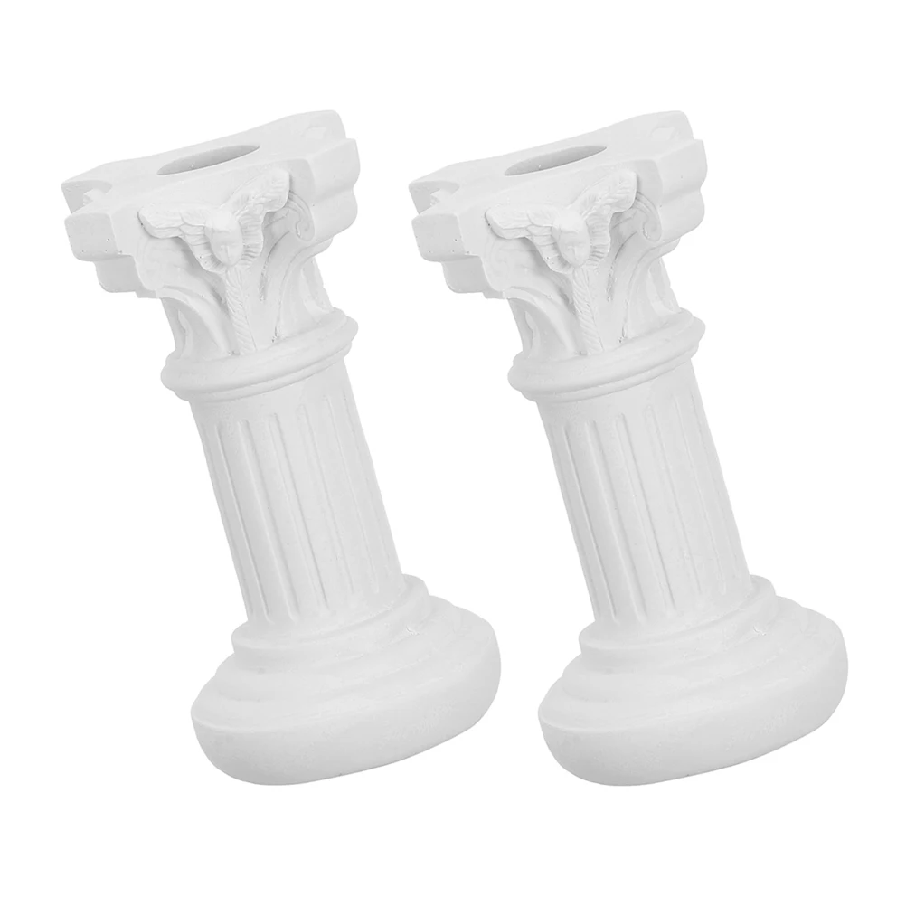 

Roman Column Statue Home Decor Mini Pillar Wedding Columns Elegant Design Durable Resin Versatile Decoration Roman Style