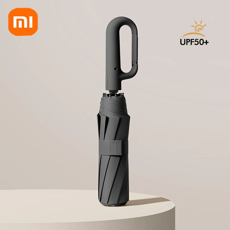 Xiaomi Umbrella 30 Bones Windproof Strong Reinforced Automatic Folding Umbrella Large Buckle Handle Wind and Water Resistant