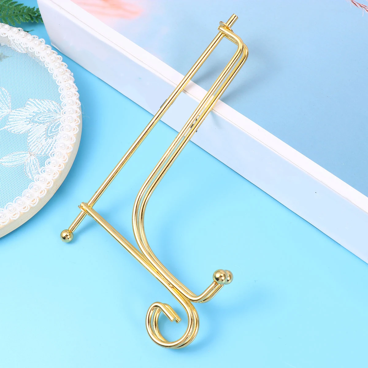 

Lace Jewelry Display Rack for Necklace Holder Stand Earrings Bracelets Rings Durable Material Organizer Home Shop Window