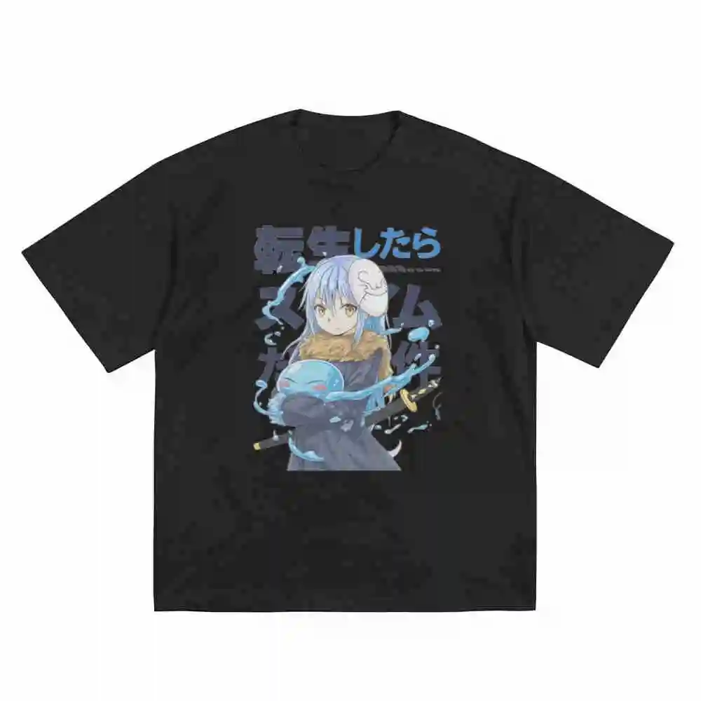 Reincarnated As A Slime Short Sleeve Tee 100% Cotton T-Shirt