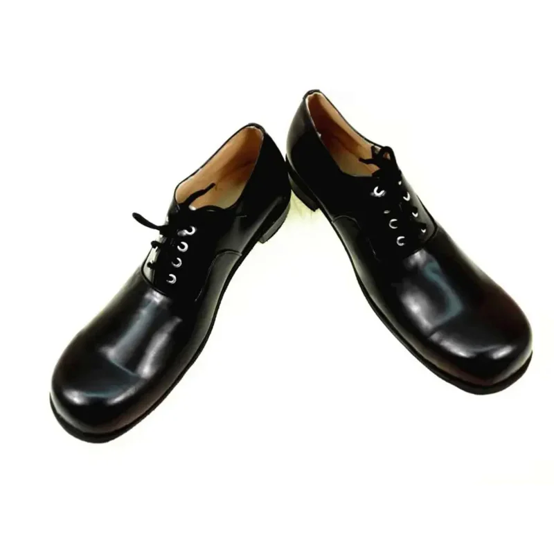 34cm Black Joker Shoes For Men Clown Shoes Halloween Cosplay Accessories Funny Club Wear Masquerade Stage Performance