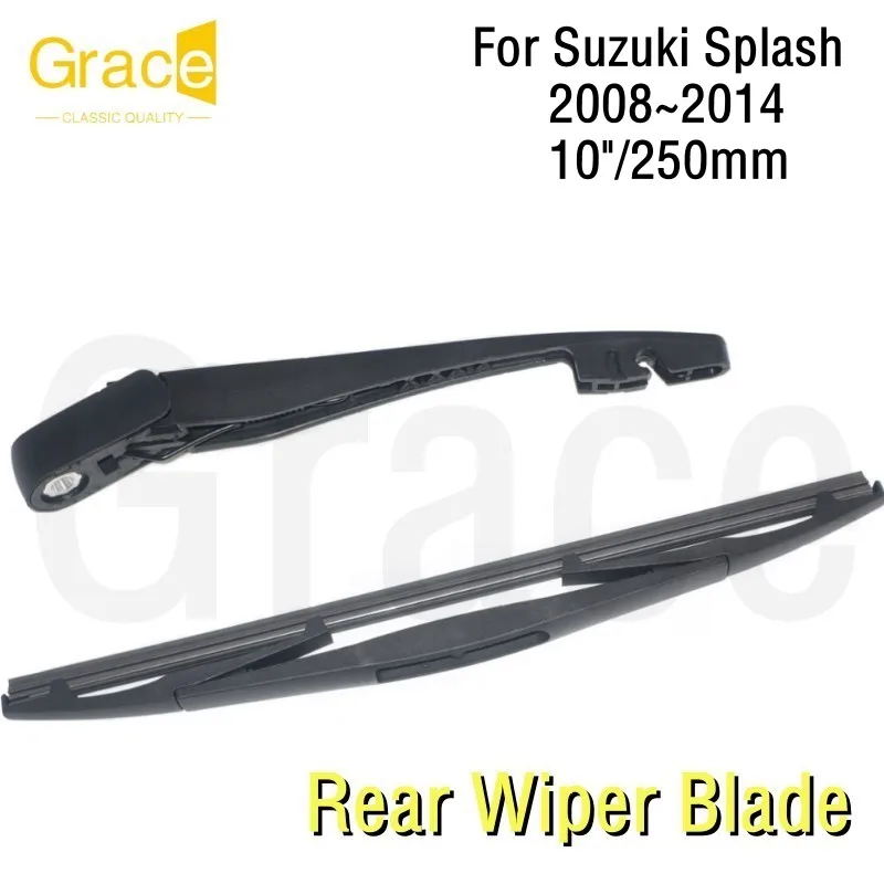 

Rear Wiper Blade For Suzuki Splash 10"/250mm Car Windshield Windscreen Rubber 2008 2009 2010 2011 2012 2013 2014