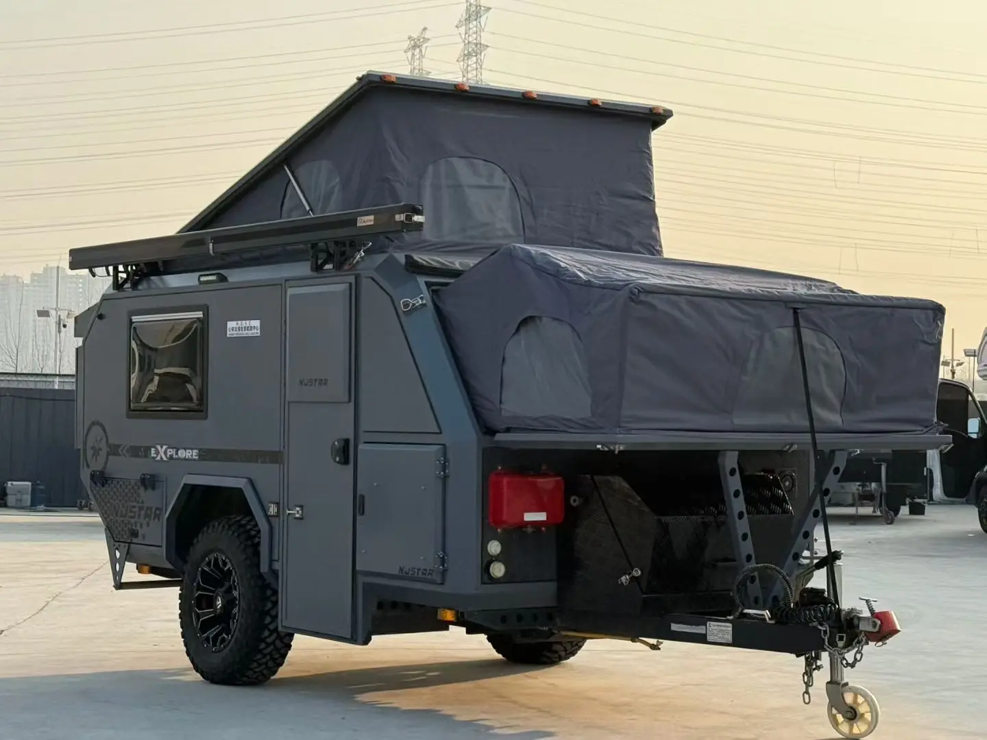 

off Road 4*4 Mini Aluminum Slide in Pick up Hard Pop up Camper for Pickup Trucks