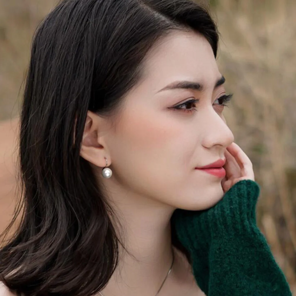 

Creative Pearl Ear Danglers Unique Women Earrings Fashion Party Jewelry Simple Design Comfortable Wedding Gift For Loved