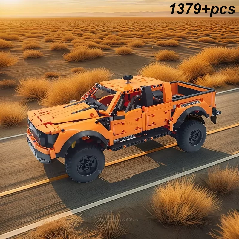 

Новый конструктор 2026: гоночный грузовик-спорткар, совместимый с MOC, креативный набор для сборки, игрушка-конструктор для мальчиков и девочек, подарок на день рождения