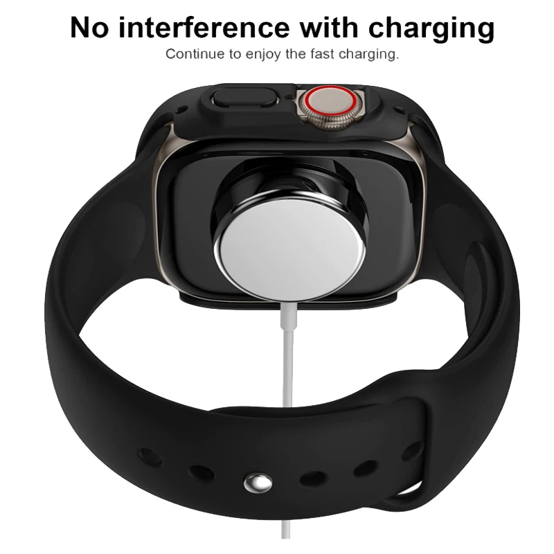 Sarung kaca temper Ultra 49mm, sarung pelindung layar tanam cakupan penuh untuk iWatch seri Ultra 49mm