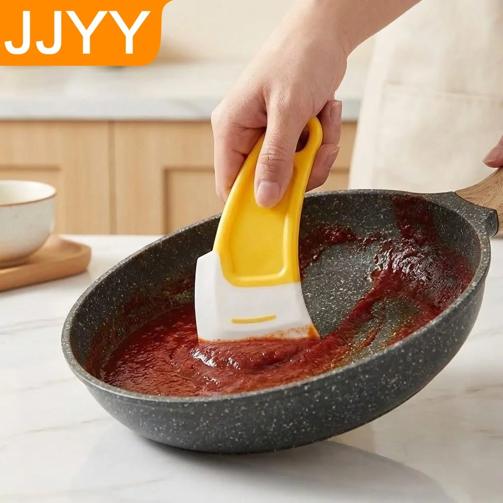 Silikon-Kochspatel Hitzebeständiger Schaber für Bratpfanne Topf Küchenutensil Einfach zu Reinigen Spülmaschinenfest Kochwerkzeug