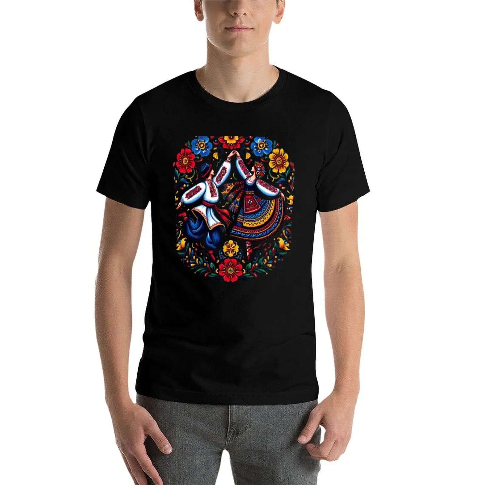 

Ukrainian Dance T-Shirt t shirt man plain t shirts for man cotton T-Shirt