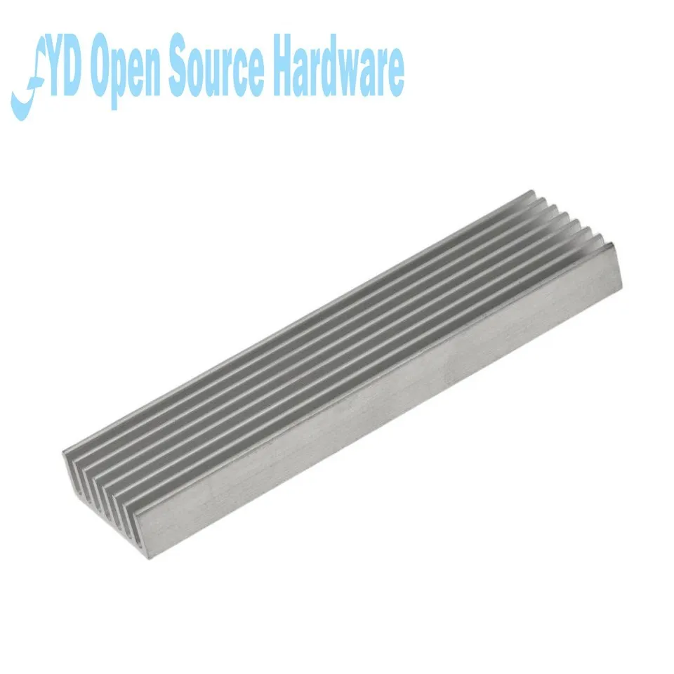 Heatsink Radiator Cooler Radiator 100X25X10MM High Quality Aluminum Heat Sink Fins Fast Thermal Conductivity Thermal Bar 