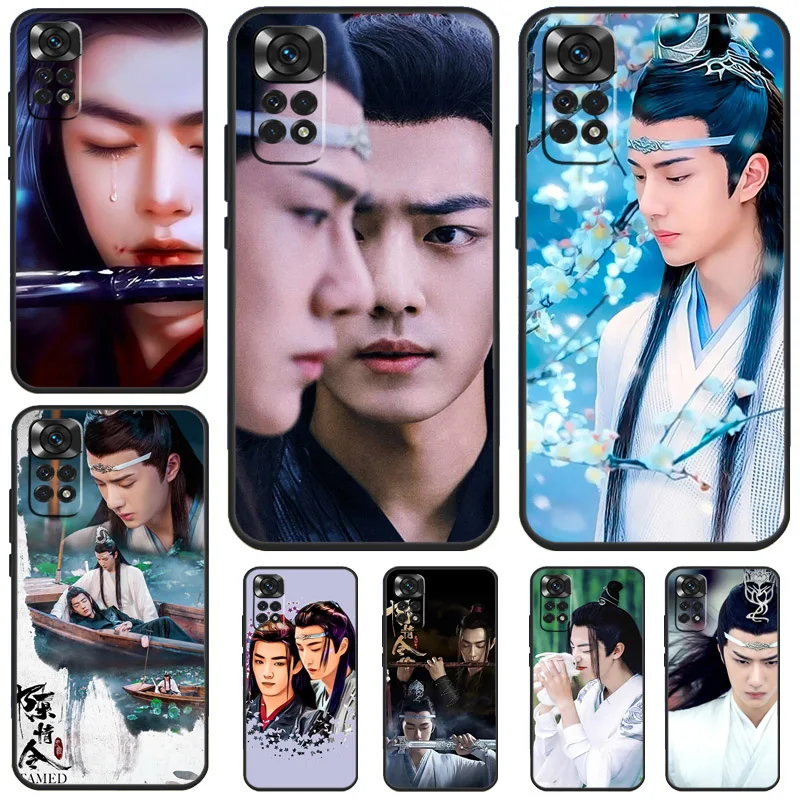 The Untamed Wang Yibo XiaoZhan Phone Case For Xiaomi Redmi Note 13 12 12S 12C 13C 10 10C 9 9C 10S 11S 11 Pro Soft Cover