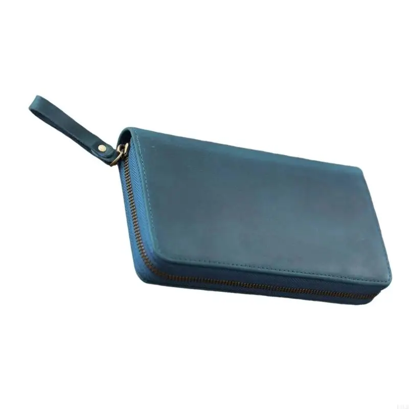 2025 غطاء جلدي جديد سحاب لـ 7.28x3.54inch ملاحظات الميدان يدويًا غلاف المجلة