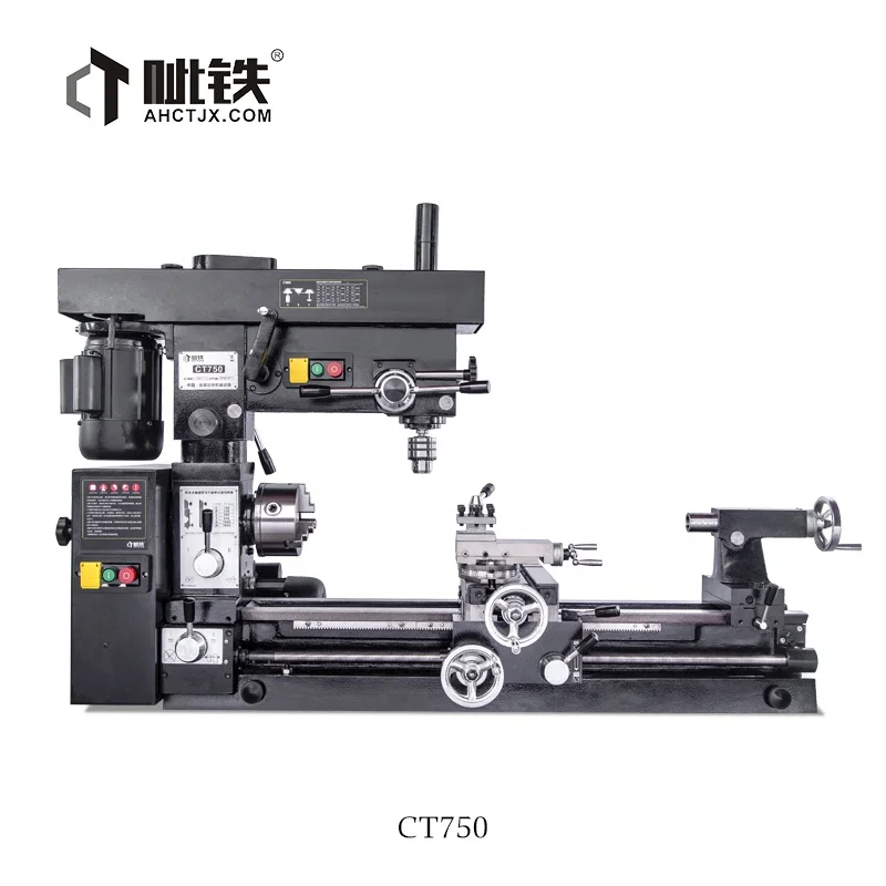 CT750 Multifunctionele draai- en boor- en freesmachine met CE