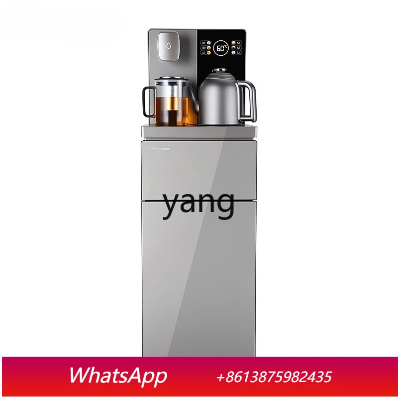 

Lcx pure titanium water dispenser intelligent voice lower bucket tea bar machine light luxury tea bar