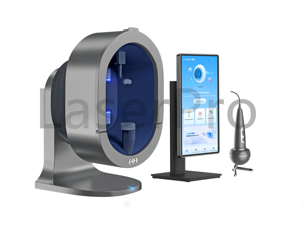 المهنية AI سحابة متصلة الجلد صورة محلل الوجه تحليل بشرة الوجه ذكي AI التشخيص جهاز تجميل للصالونات #6