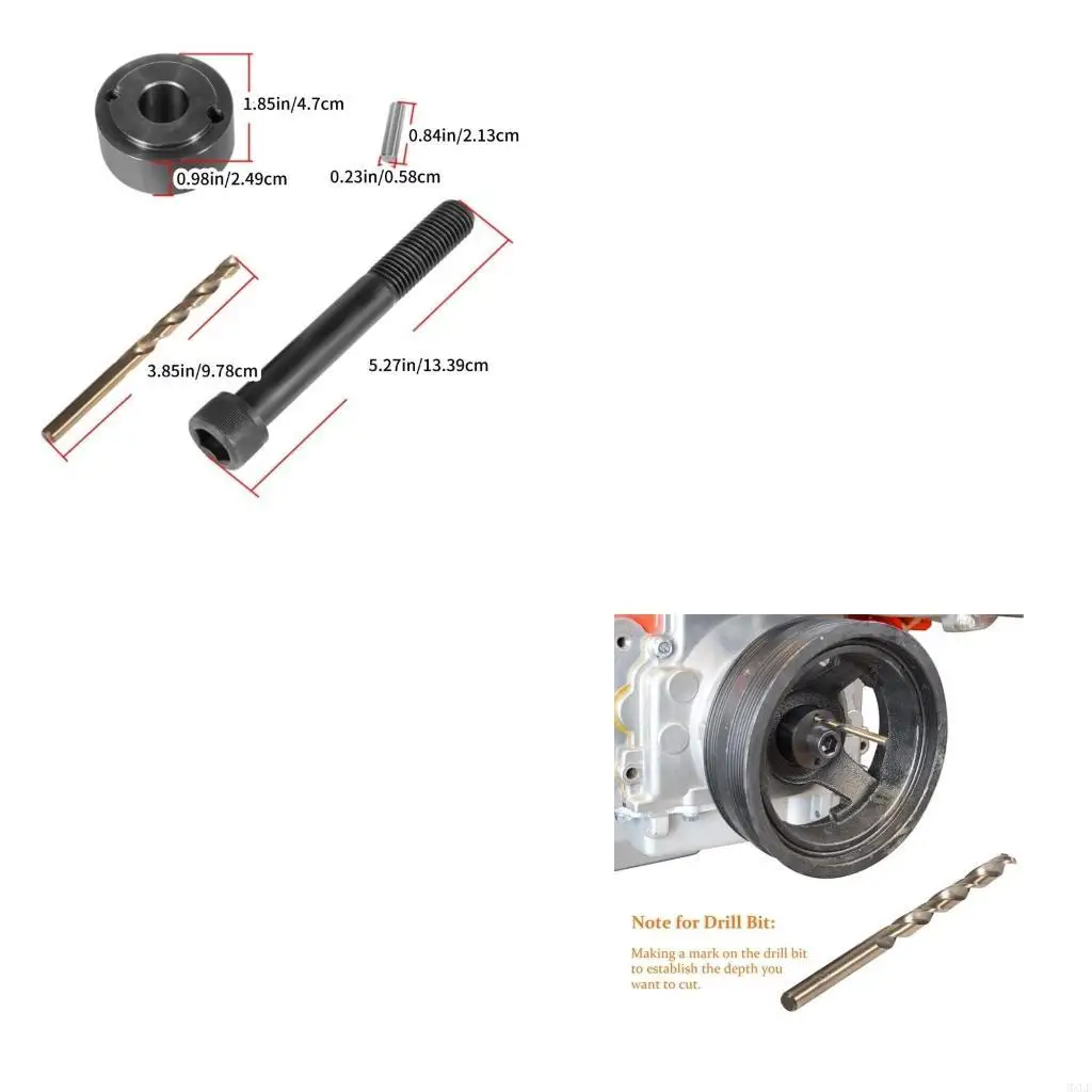

Professional High Strength Steel Crankshaft Damper Drilling Jig Clamp for Automotive Repair Workshops Easy Installation