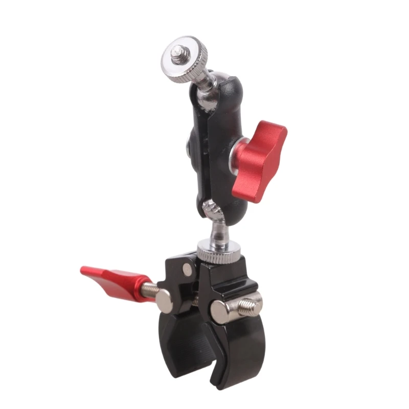 1/4 zoll Gewinde Ball Kopf Gewinde Schraube Halterung Adapter Einstellbare Telefon Mount Adapter Unterstützung Mehrere Gerät – Detail 1