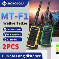 Walkie Talkie Motolola F1, Radio Bidireccional Portátil, Transceptor UHF, Walkie-talkies de Largo Alcance, COD