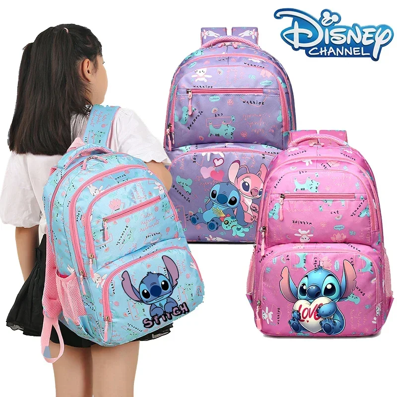 Disney Lilo&stitch Women Large School Bag Student Backpack Girl Bookbag Bag Teenager Child Knapsack Schoolbag Rucksack Mochila