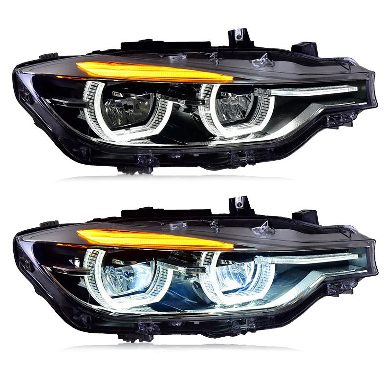 

LED headlight for 2013 2014 2015 3 Series F30 assembly to the new spoon angel eye daytime running light f35