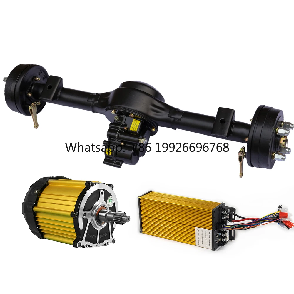 

Комплект бесщеточного электродвигателя 800 Вт/1000 Вт для заднего моста электрорикши 48 В/60 В с дифференциалом