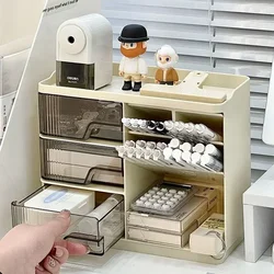 Desktop Drawer Storage Box Inclined Pen Holder  Multifunctional  Office Storage Shelf Stationery Organizer  Students Supplies