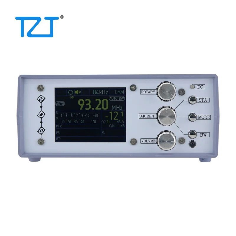 TZT TEF6686 RDS AM FM LM MW SW OIRT Receptor de rádio de banda completa de mesa versão estéreo + controle remoto