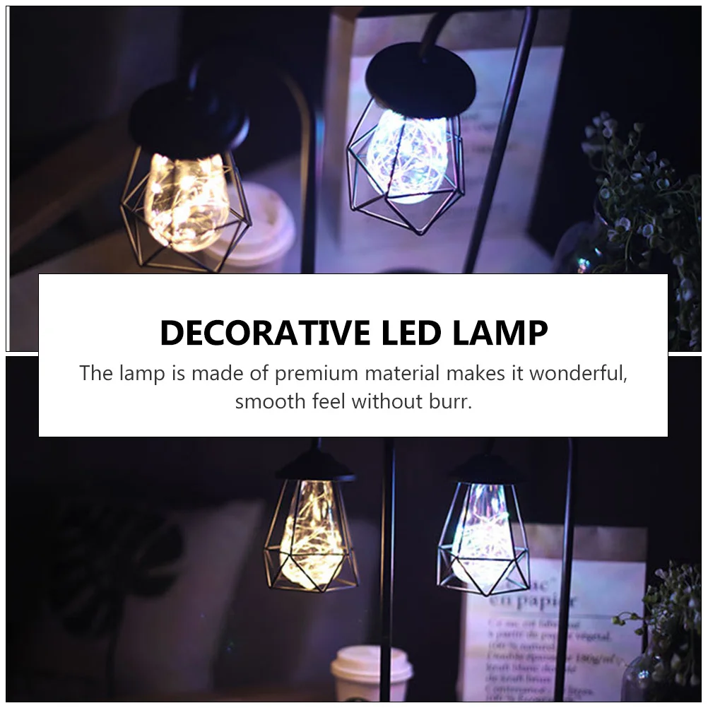 

Retro Desk Lamp USB Night Decorative LED Wrought Bedroom Long-lasting