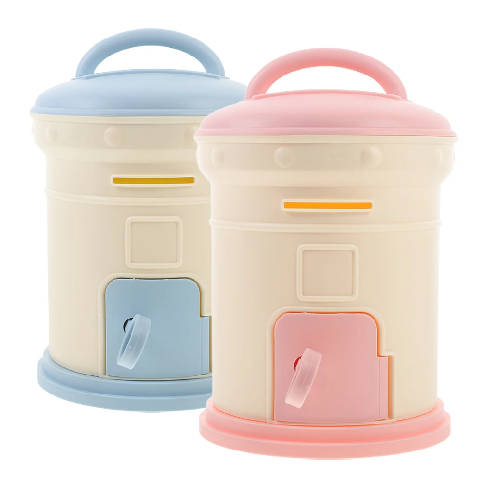 

2 Pcs Mailbox Shaped Piggy Bank Blue Pink Kids Saving Container Unbreakable Money Box Daily Use Coin Storage Cute Cartoon