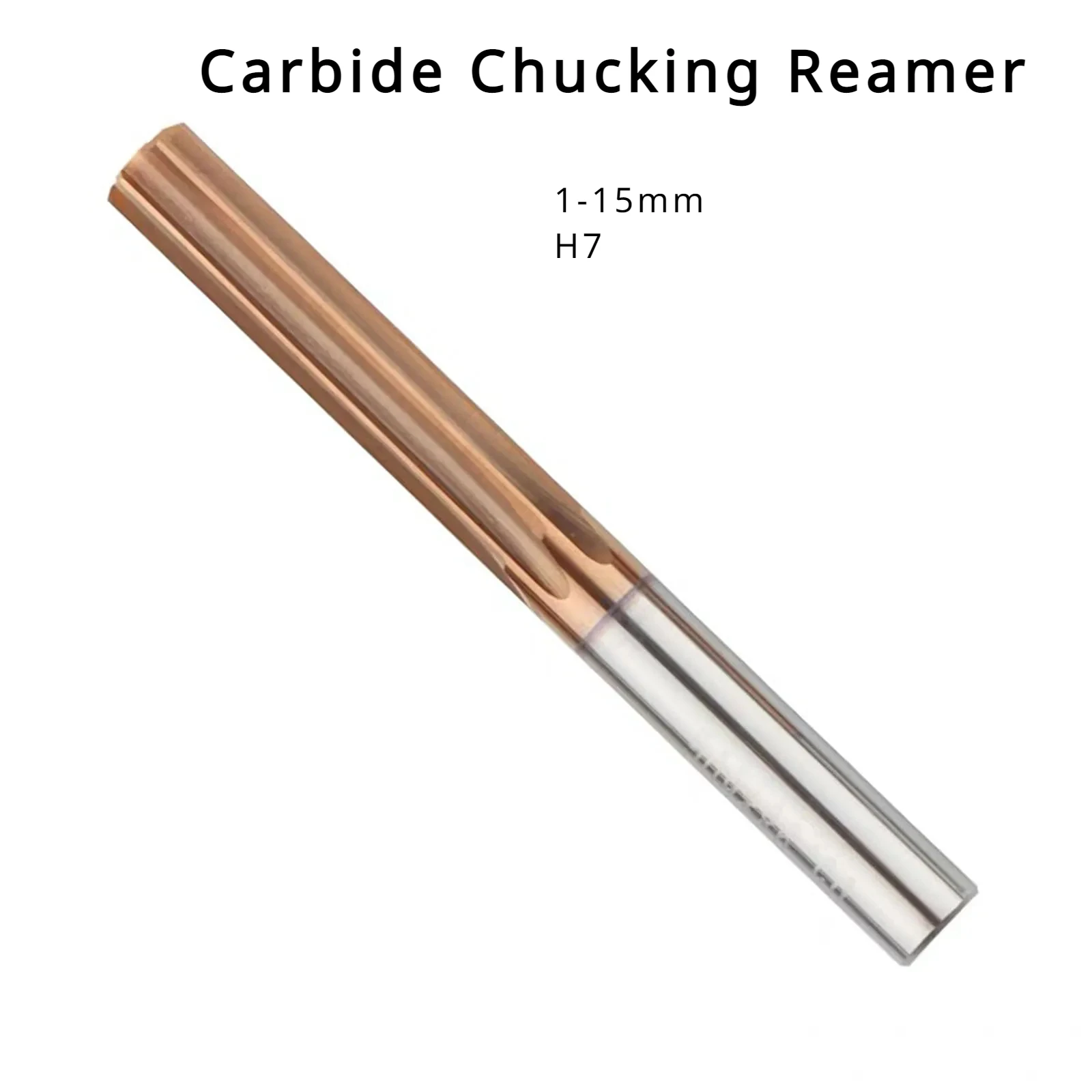 

1-15mm Carbide Chucking Reamer H7 Straight Groove Shank Coated Rotary Tools Drilling Machine Deburring 4/6 Flutes CNC HRC60